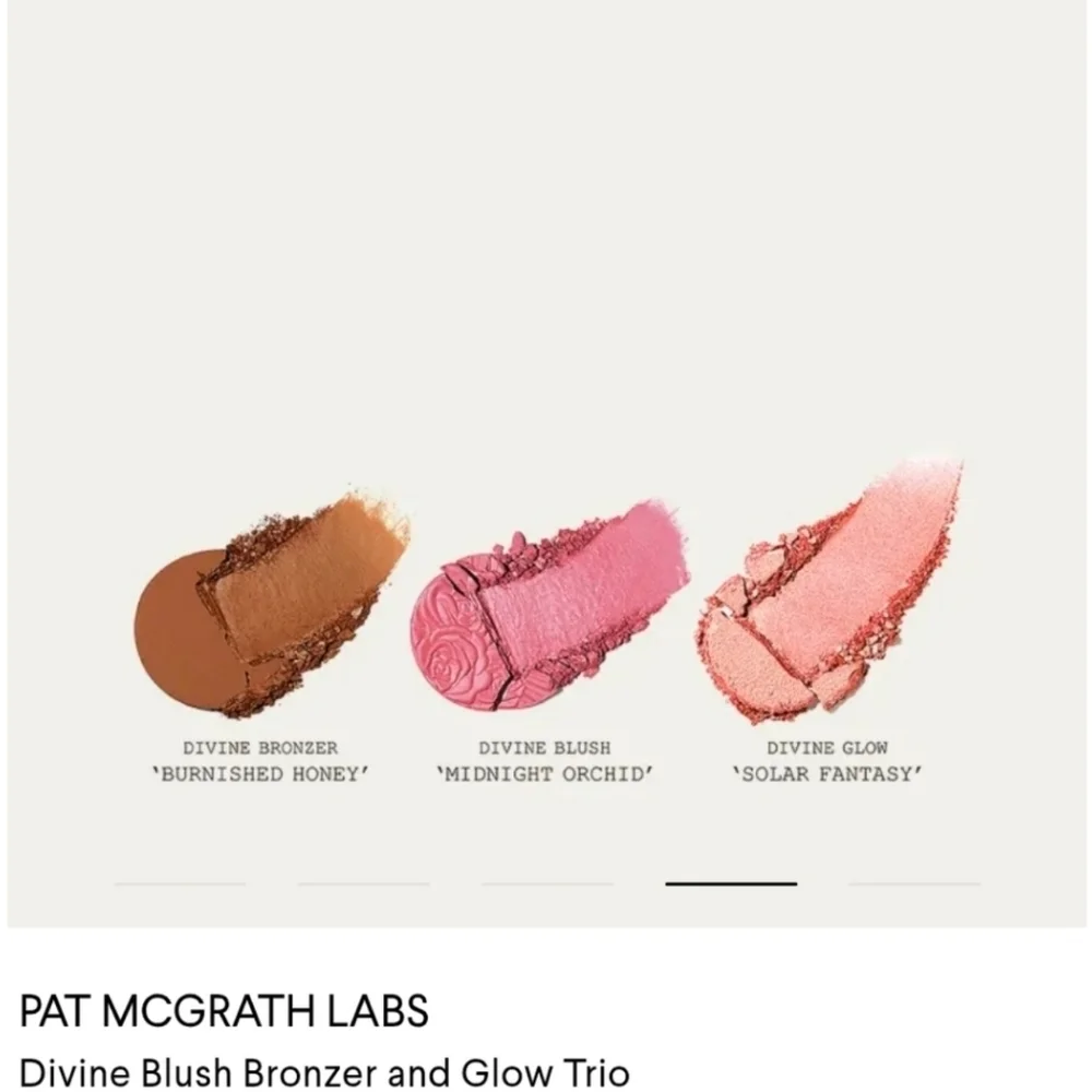 Pat McGrath Blush, Bronze And Glow Trio Face Palette
